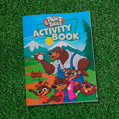Paws & Tales Activity book vol 1 with Pen