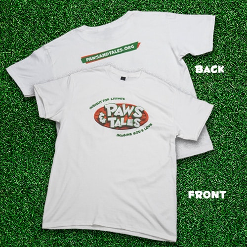 Paws & Tales Kids White T-Shirt