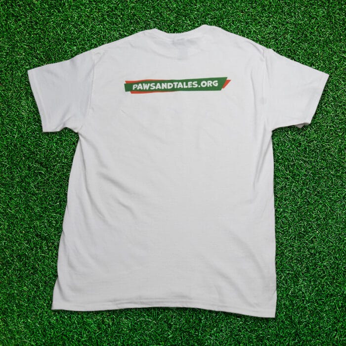 Paws & Tales Kids White T-Shirt - Image 3