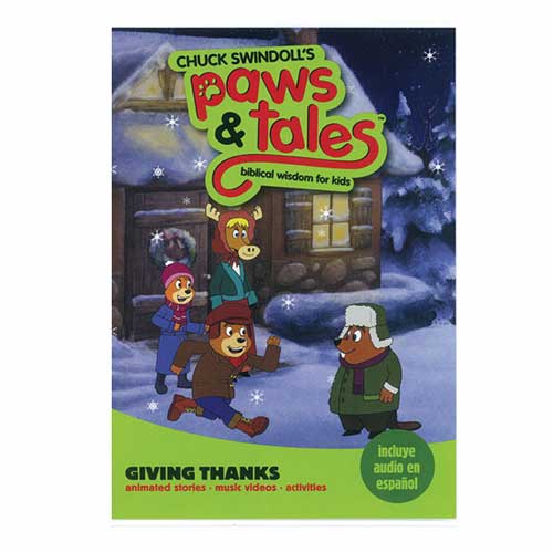 Paws & Tales: Biblical Wisdom for Kids: Giving Thanks - DVD