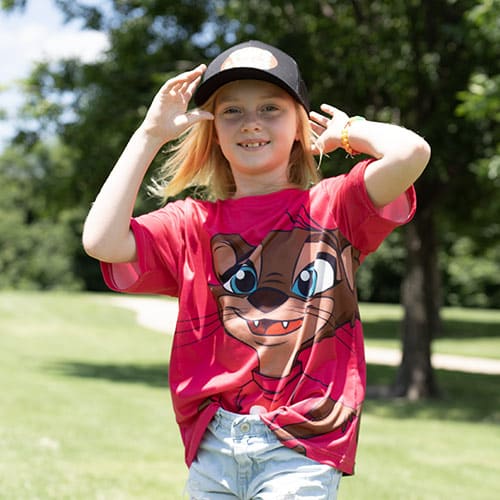 P&T Kids Gooz Pink 1 T-Shirt image 3